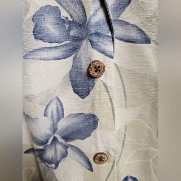 100% Silk Tommy Bahama Mens Button Down Size XL - Picture 5 of 6